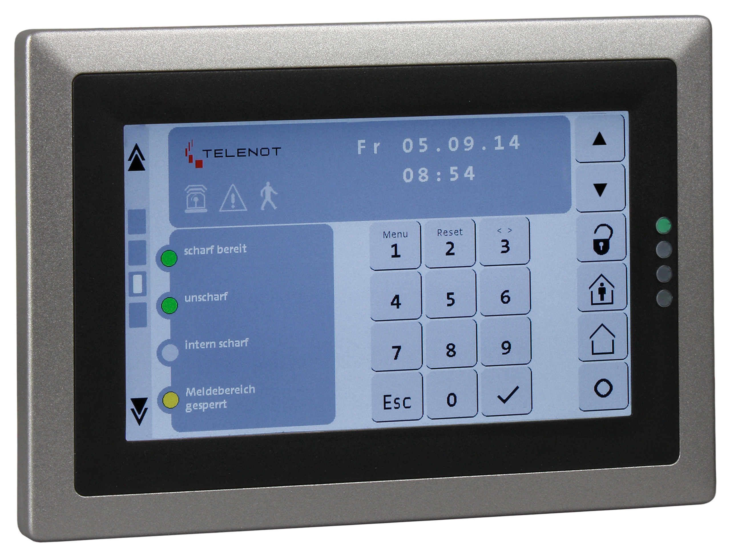 Touch-Bedienteil -Geh.schwarz- BT 800 aP -Rahmen silber- Touch-Bedienteil -Geh.schwarz- BT 800 aP -Rahmen silber-