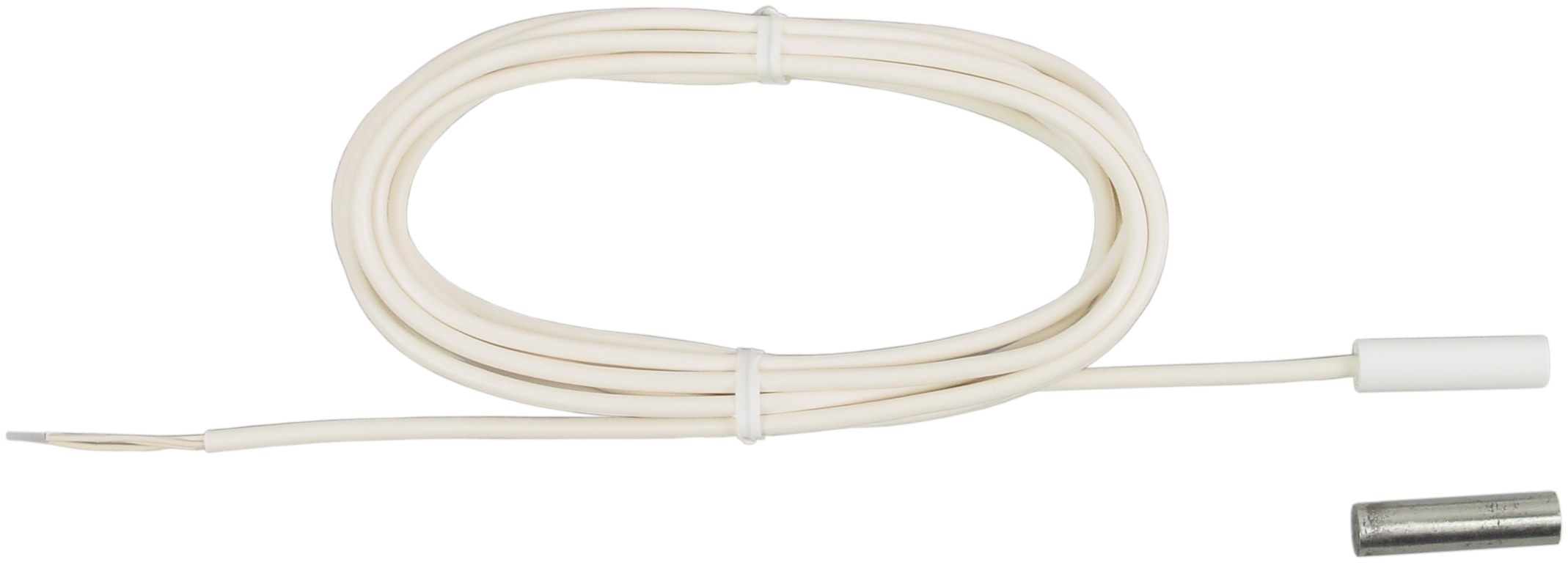 Magnetkontakt MK 4 weiss 2,5 m Kabel / Einbau Magnetkontakt MK 4 weiss 2,5 m Kabel / Einbau